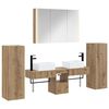vidaXL Bathroom Furniture Set 6 pcs Artisan Oak