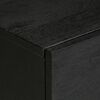 vidaXL Bedside Cabinet Black 40x33x46 cm Solid Wood Mango