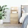 vidaXL Bedside Cabinet with 2 Drawers Sonoma Oak 38x34x80 cm