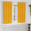 vidaXL Blackout Curtains 2 pcs Mustard Yellow 140 x 175 cm Velvet