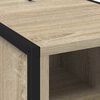 vidaXL Bedside Table Sonoma 39.5 x 30 x 50 cm Engineered Wood