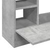 vidaXL Wall-Mounted Desk Concrete Grey 105x48x75 cm Engineered Wood