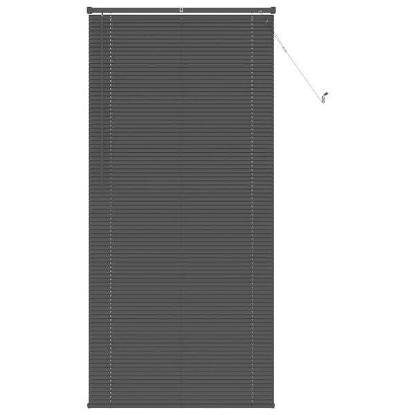 vidaXL Venetian Blind Manual Adjustable Silver Grey 213 x 70 cm PVC