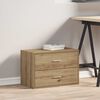 vidaXL Cabinet with 2 Drawers Artisan Oak 60x31x40 cm Engineered Wood