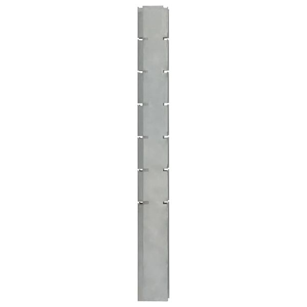 vidaXL Garden Fence Posts 40 pcs Silver 180 cm&nbsp;Galvanised Steel