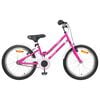 vidaXL Kids Bike 20 Inches for 6-11 Years Old Pink White