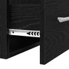 vidaXL Bathroom Sink Cabinet with Drawer Black Oak 41 x 38.5 x 48 cm