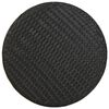 vidaXL Tea Table Black 45 cm Poly Rattan