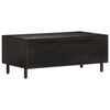 vidaXL Coffee Table Black 100x54x40 cm Solid Wood Mango