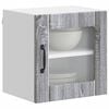 vidaXL Kitchen Cabinet 2 pcs Grey Sonoma 40 x 31 x 40 cm