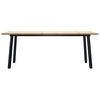 vidaXL Dining Table 220x100x76 cm Pinewood
