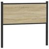 vidaXL Replace Headboard Sonoma 107 cm Engineered Wood and Steel