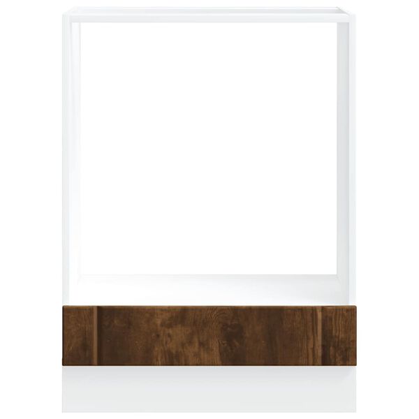 vidaXL Oven Cabinet Lucca Smoked Oak Engineered Wood