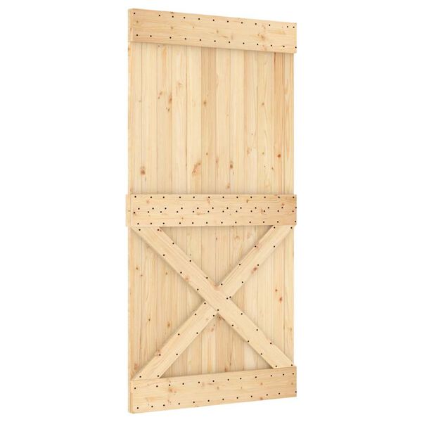 vidaXL Door NARVIK 100x210 cm Solid Wood Pine