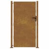 vidaXL Garden Gate 100x200 cm Corten Steel