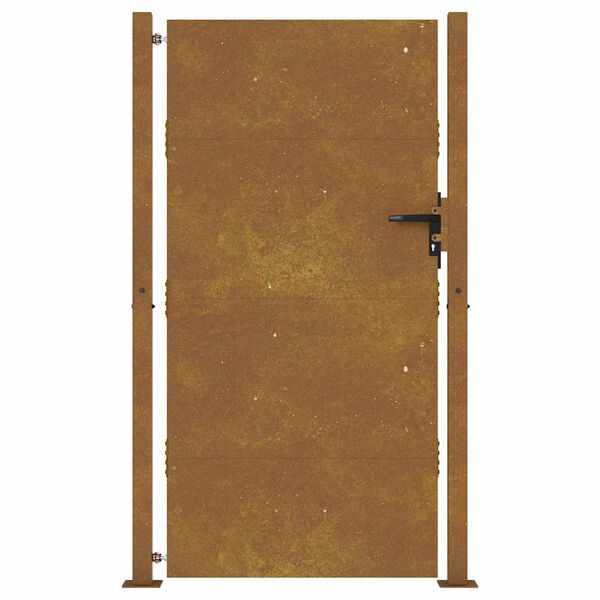 vidaXL Garden Gate 100x200 cm Corten Steel