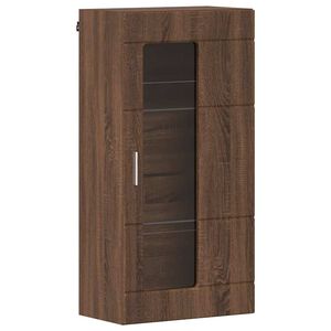 vidaXL Wooden Cabinet Brown Oak 50 x 29 x 100 cm Engineered Wood