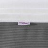 vidaXL Bed Mattress with Mattress Light Grey 140 x 200 cm Fabric