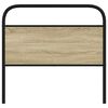 vidaXL Replace Headboard Sonoma Oak 90 cm Steel and Engineered Wood