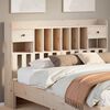 vidaXL Headboard with Storage 160 cm Solid Wood Pine