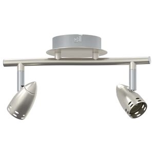vidaXL Ceiling Spotlight Nickel 36.5 x 10 x 12.5 cm Metal