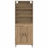 vidaXL Highboard Artisan Oak 69.5 x 34 x 180 cm Engineered Wood