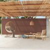 vidaXL Patio Retractable Side Awning 200x600 cm Brown