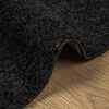 vidaXL Shaggy Rug PAMPLONA High Pile Modern Black 80x250 cm