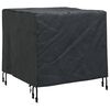 vidaXL Furniture Cover Plain Black 64 x 64 x 65 cm 210D Oxford Fabric