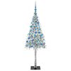vidaXL Christmas Tree with 300 LEDs White 180 cm PE and Steel