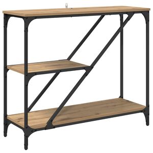 vidaXL Console Table Artisan Oak 88.5 x 30 x 75 cm Engineered Wood