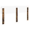vidaXL Headboard Smoked Oak 200 cm Engineered wood