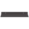 vidaXL Floating Shelf Wall-mounted 4 pcs Black 30 x 18 x 2.5 cm Steel