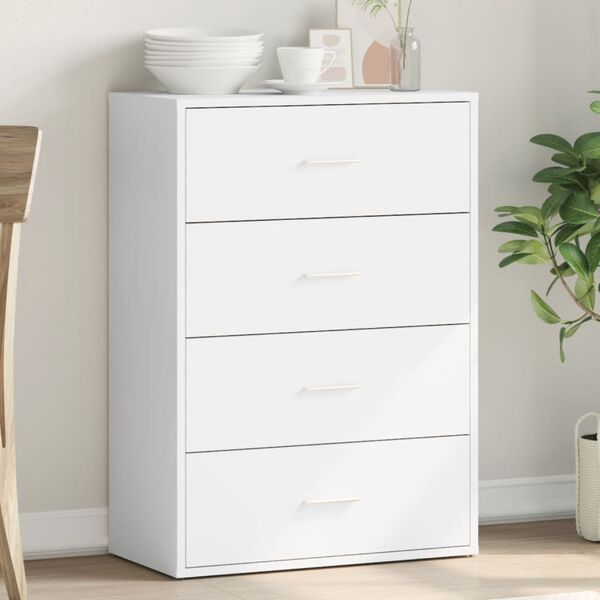 vidaXL Sideboard White 60x31x84 cm Engineered Wood