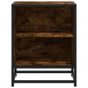 vidaXL Bedside Cabinets 2 pcs Smoked Oak 40x31x50 cm Engineered Wood and Metal