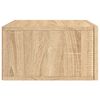 vidaXL Wall-mounted Bedside Cabinet Sonoma Oak 35x35x20 cm
