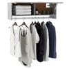 vidaXL Wardrobe Concrete Grey 100x32.5x35 cm Engineered Wood