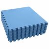 vidaXL Puzzle Exercise Mats 24 pcs Blue 8.64 ㎡ EVA Foam