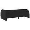 vidaXL Corner Bed Frame with Headboard Black 100 cm x 200 cm Velvet