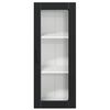 vidaXL Kitchen Cabinet Black 40 x 31 x 100 cm Engineered Wood