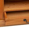 vidaXL CornerTVCabinet Natural 79 x 40 x 46 cm Solid Mahogany Wood