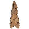 vidaXL Christmas Tree with Stand Brown 51 cm Solid teak wood