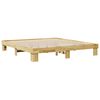vidaXL Bed Frame without Mattress 200x200 cm Solid Wood Oak