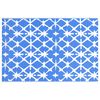 vidaXL Outdoor Carpet ARAKIL Blue and White 120x180 cm PP