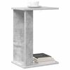 vidaXL End Table Concrete Grey 35 x 25 x 50 cm Engineered Wood