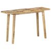vidaXL Console Table 120x35x75 cm Rough Mango Wood
