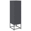 vidaXL Highboard Anthracite 36x39x123 cm Cold-rolled Steel