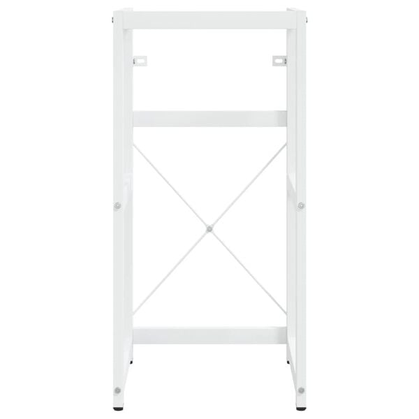 vidaXL Bathroom Washbasin Frame White 40x38x83 cm Iron