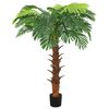 vidaXL Artificial Cycas Palm with Pot 160 cm Green