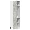 vidaXL Refrigerator Cabinet Lyon Concrete Grey 60x57x207 cm Engineered Wood